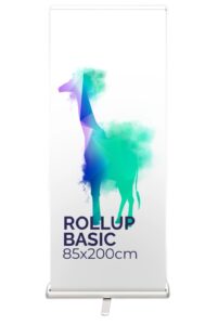 Roll-up stend Basic 85 × 200 cm