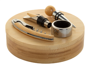 Veinikomplekt ümmarguses bambuskarbis – Nebbiolo