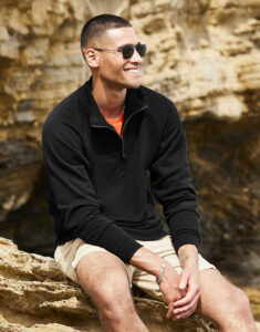 Stiilne lukuga kraega pusa Fruit of the Loom