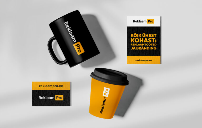 ReklaamPRO logoga reklaamtooted